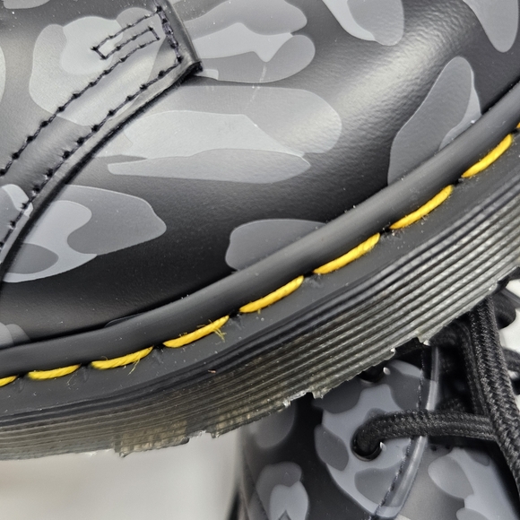 Dr Martens Leopard Print Boots - Picture 4 of 12